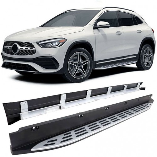 Πλαϊνά σκαλοπάτια AMG look για Mercedes-Benz GLA-Class (H247) 2020 - 2024 Πλαϊνά σκαλοπάτια AMG look για Mercedes-Benz GLA-Class (H247) 2020 - 2024